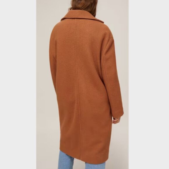 See By Chloé Wool Camel Cacoon Coat - Picture 3 of 5